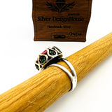 Oval Ruby Stone Women's Ring