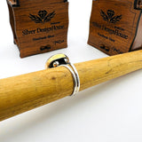 خاتم نسائي بحجر الياقوت الأزرق