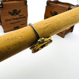 خاتم رجالي تركي عثماني مصنوع يدويًا من العقيق