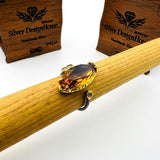 خاتم رجالي تركي عثماني مصنوع يدويًا من العقيق