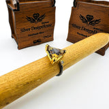 Bague artisanale turque en zultanite | Bijoux de naissance pour femmes en argent sterling 925 changeant de couleur