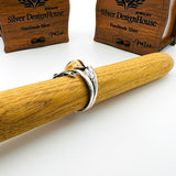 Timeless Green Tourmaline Ring | Turkish Handcrafted 925K Sterling Silver Adjustable Women's Vintage Jewelry