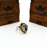 Exquisite Handmade 925K Sterling Silver White Zircon Oval Ring for Women - Timeless Gift