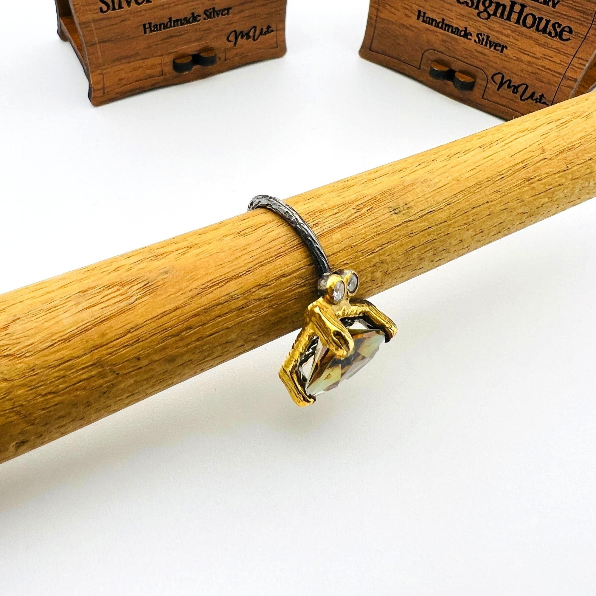 Bague artisanale turque en zultanite | Bijoux de naissance pour femmes en argent sterling 925 changeant de couleur