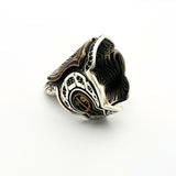 خاتم إبهام رامي عثماني فاخر مصنوع يدويًا من الفضة الإسترلينية 925 للرجال – هدية إسلامية فريدة