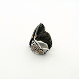 Bague de pouce archer en argent sterling Sceau de Salomon – Zihgir turc fait main avec Étoile de David