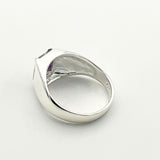 Men's Turkish Handmade Mystic Topaz 925 Sterling Silver Ring - Bold & Unique Design