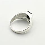 Men's Vintage Ottoman Style 925 Sterling Silver Ring | Natural Black Onyx Gemstone | Handcrafted