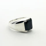 Men's Vintage Ottoman Style 925 Sterling Silver Ring | Natural Black Onyx Gemstone | Handcrafted