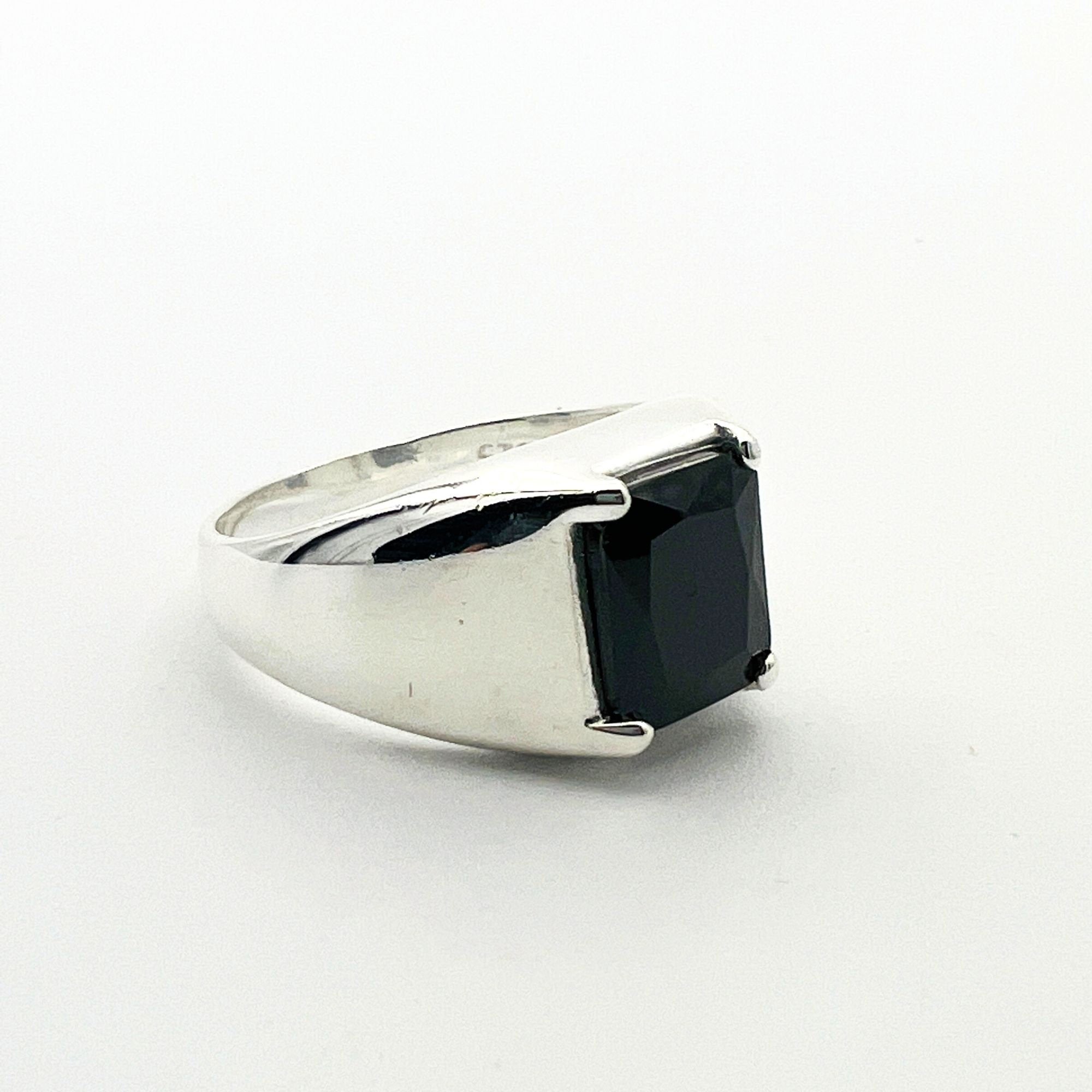 Men's Vintage Ottoman Style 925 Sterling Silver Ring | Natural Black Onyx Gemstone | Handcrafted