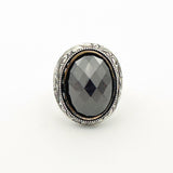 Handmade Men's Ruby Stone Silver Ring