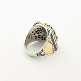 Men's Blue Sapphire Stone Ring