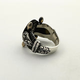 Men's 925 Sterling Silver Seal of Solomon Ring