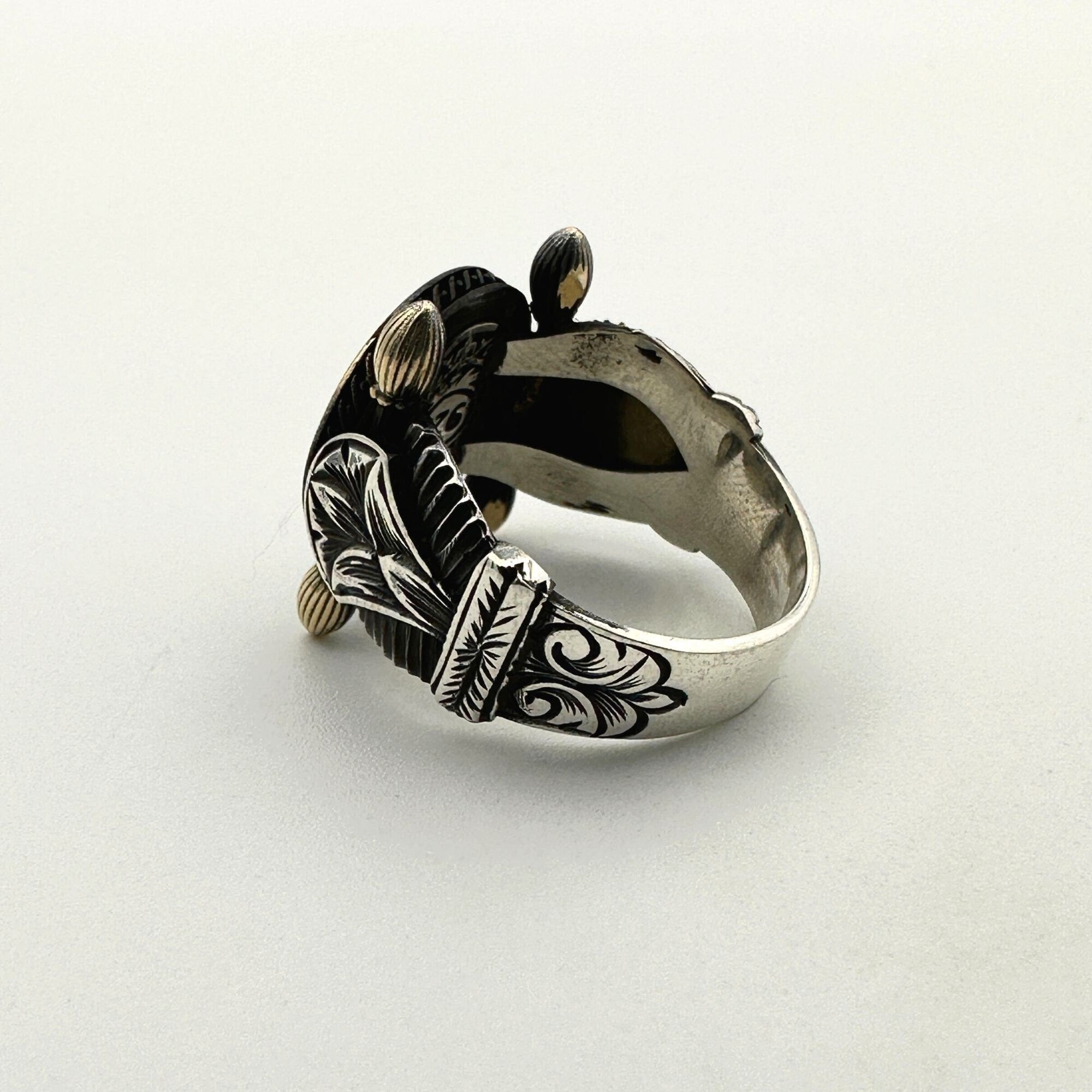 Men's 925 Sterling Silver Seal of Solomon Ring