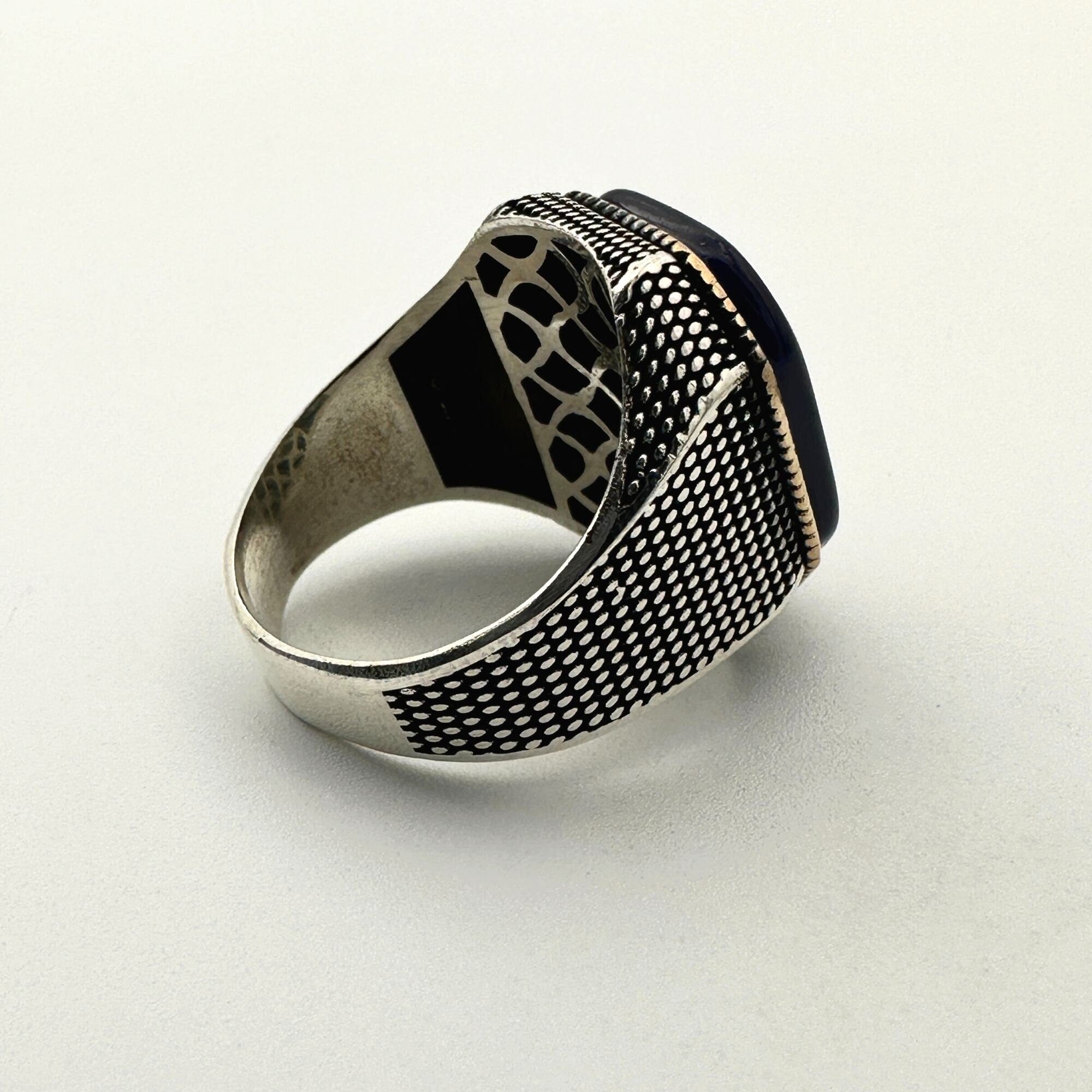 Men's Double Head Turkish Sultan's Signature Seljuk State Handmade Ring