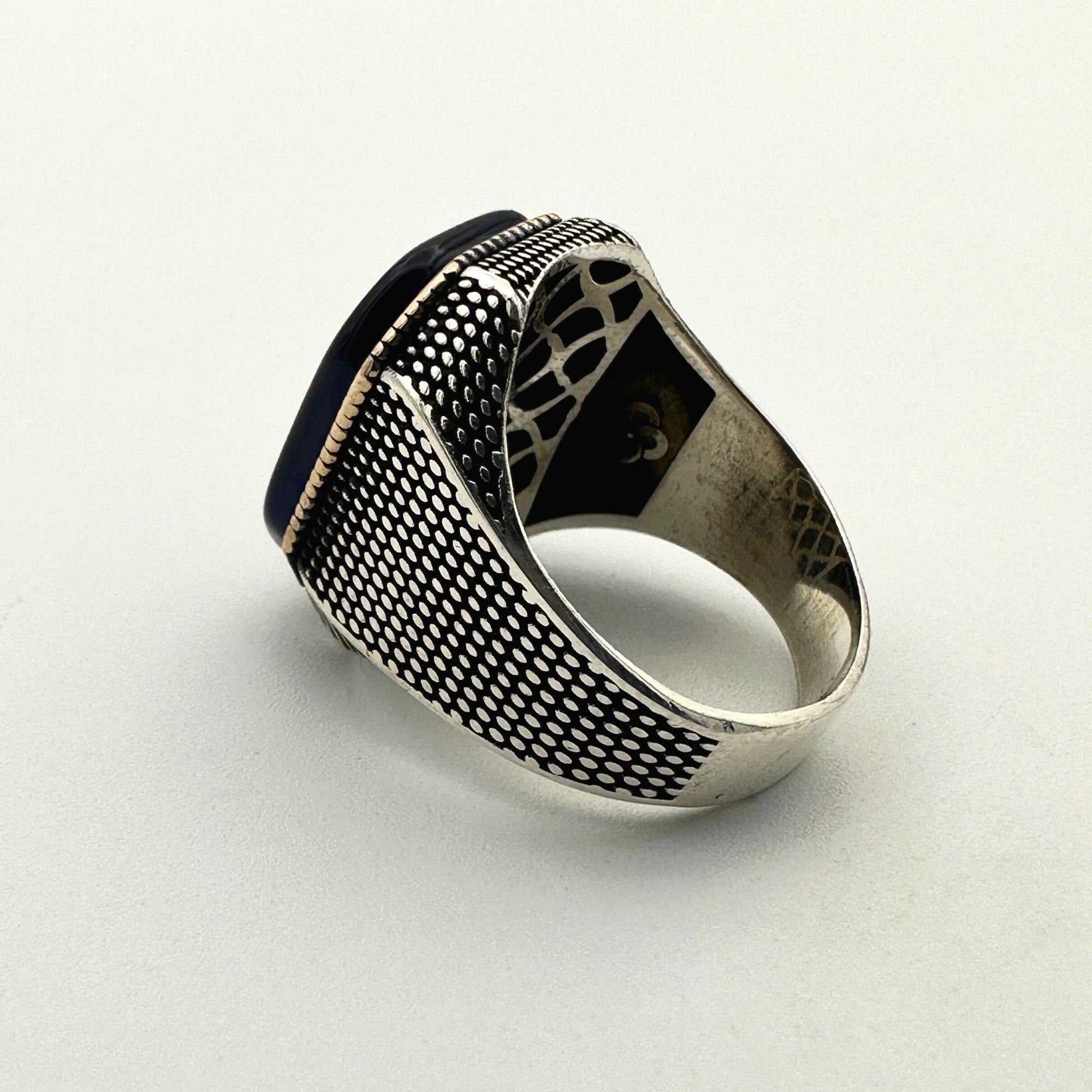 Men's Double Head Turkish Sultan's Signature Seljuk State Handmade Ring