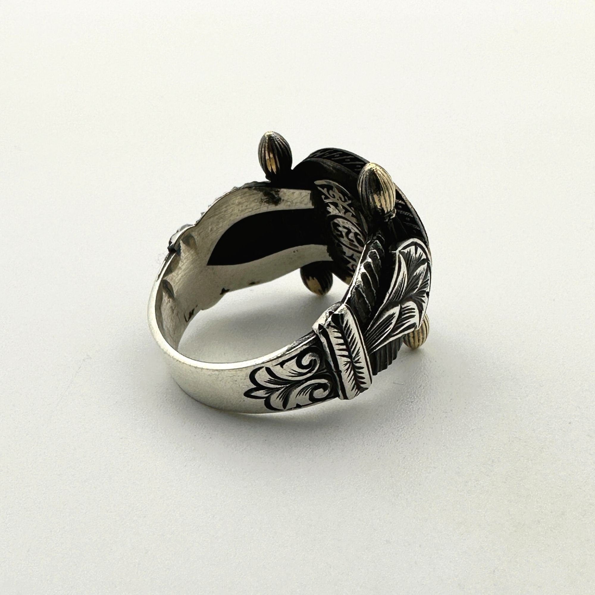 Men's 925 Sterling Silver Seal of Solomon Ring