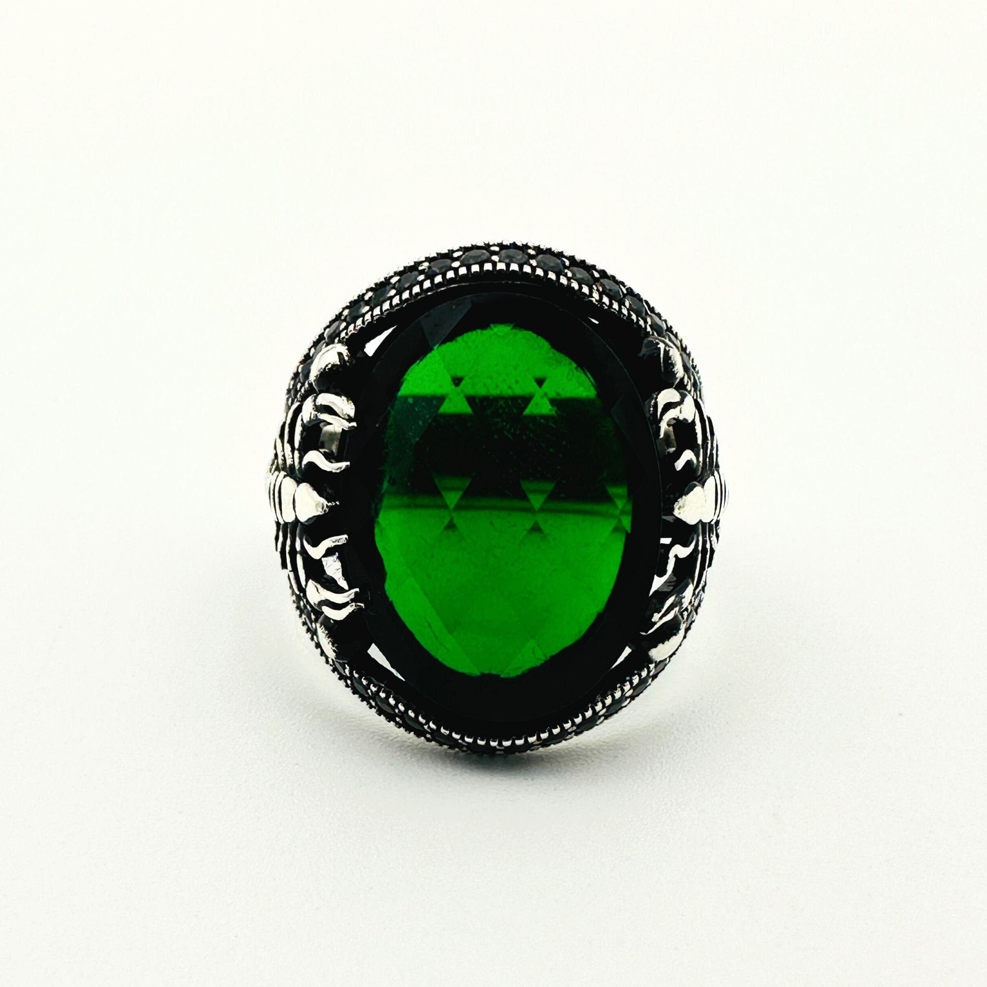 Scorpion Detailed Silver Men's Ring