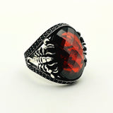 Scorpion Detailed Silver Men's Ring