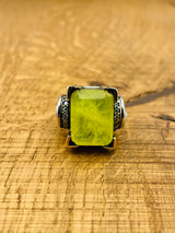 Exquisite Turkish Handmade Paraiba & 925 Sterling Silver Ottoman-Inspired Ladies Ring