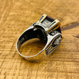 Exquisite Handmade Ottoman Style Ruby Ring - 925 Sterling Silver for Women