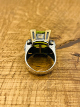 Exquisite Turkish Handmade Paraiba & 925 Sterling Silver Ottoman-Inspired Ladies Ring