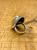 خاتم أميثيست تركي أصلي مصنوع يدويًا من الفضة الإسترلينية 925 | مجوهرات أنيقة للتصريح بها لها