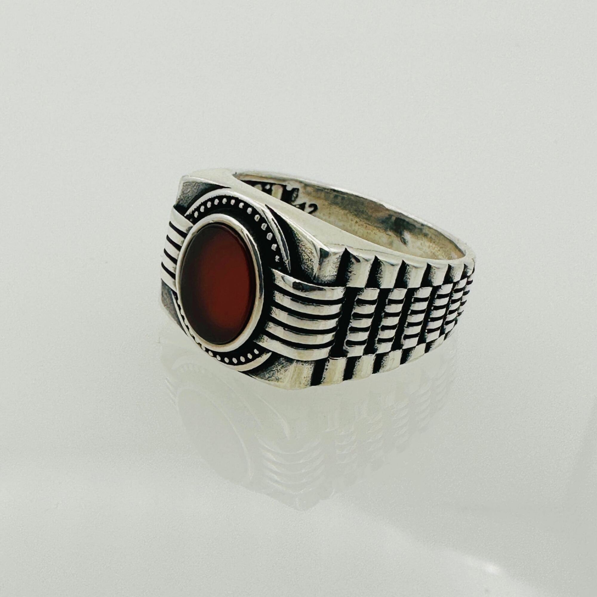 Black Onyx Stone Men's Ring