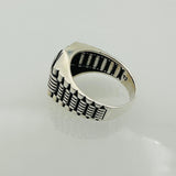 Black Onyx Stone Men's Ring