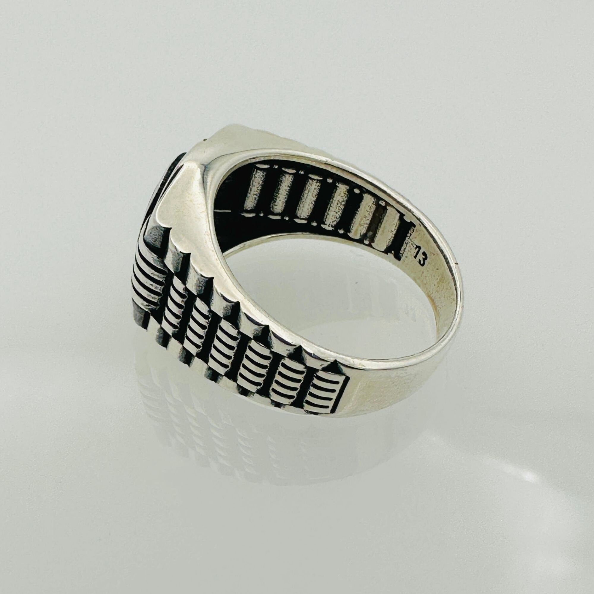 Men's Blue Sapphire Stone Ring