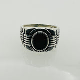 Men's Blue Sapphire Stone Ring