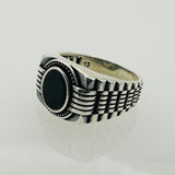 Men's Blue Sapphire Stone Ring