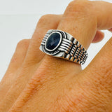 Men's Red Garnet Ring