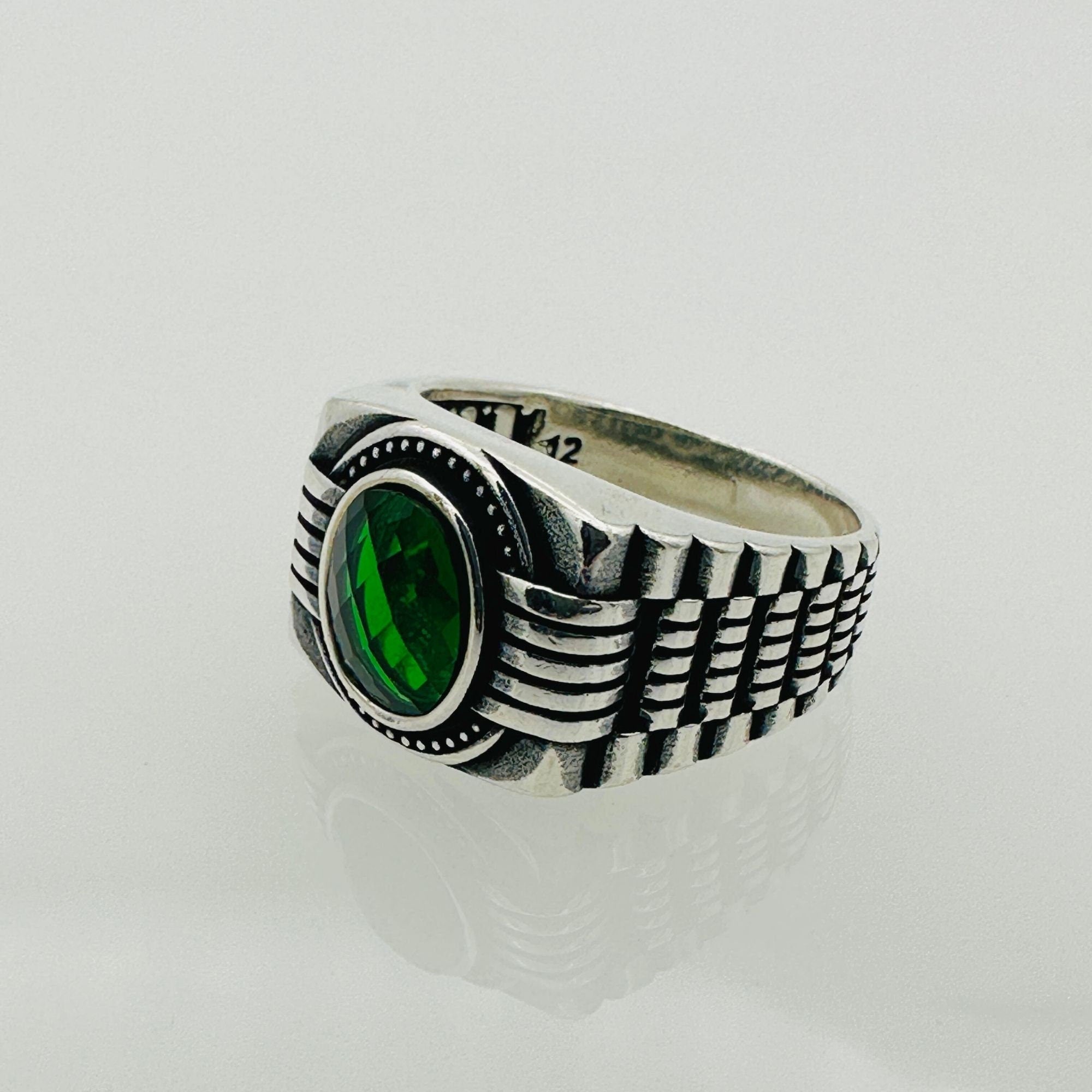 Men's Turquoise Sterling Silver Ring