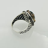 Men's Natural Black Onyx Ring