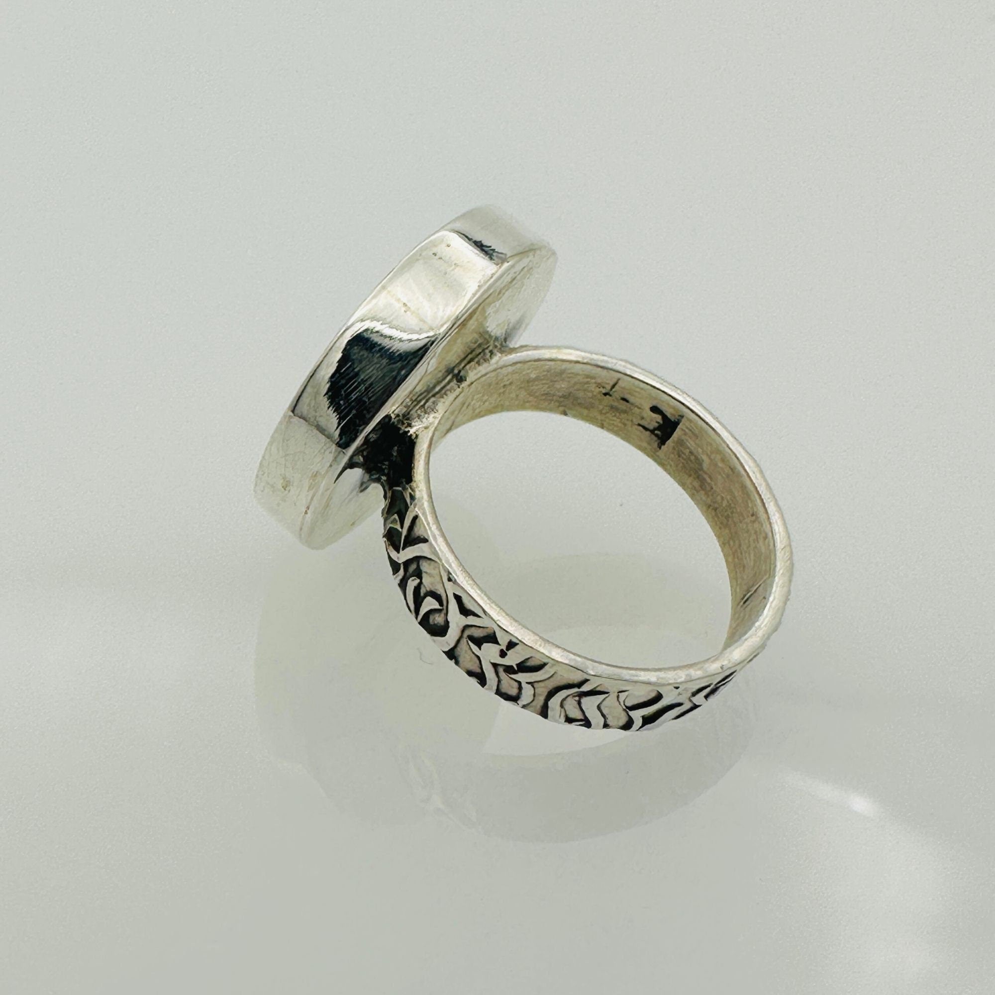 Unique Seal of Solomon Men's Silver Ring