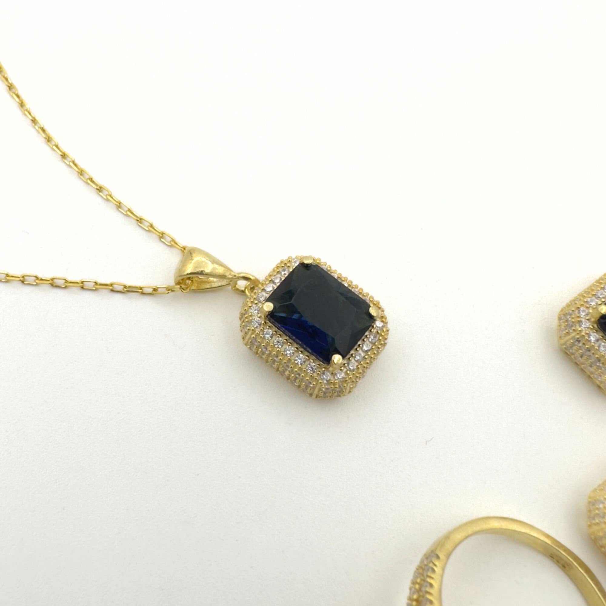 Turkish Handmade Amethyst 925 Sterling Silver Jewelry Set | Elegant Gift for Women & Mom