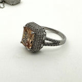 Exquisite Handmade Turkish Citrine & 925 Sterling Silver Jewelry Set for Women | Perfect Gift