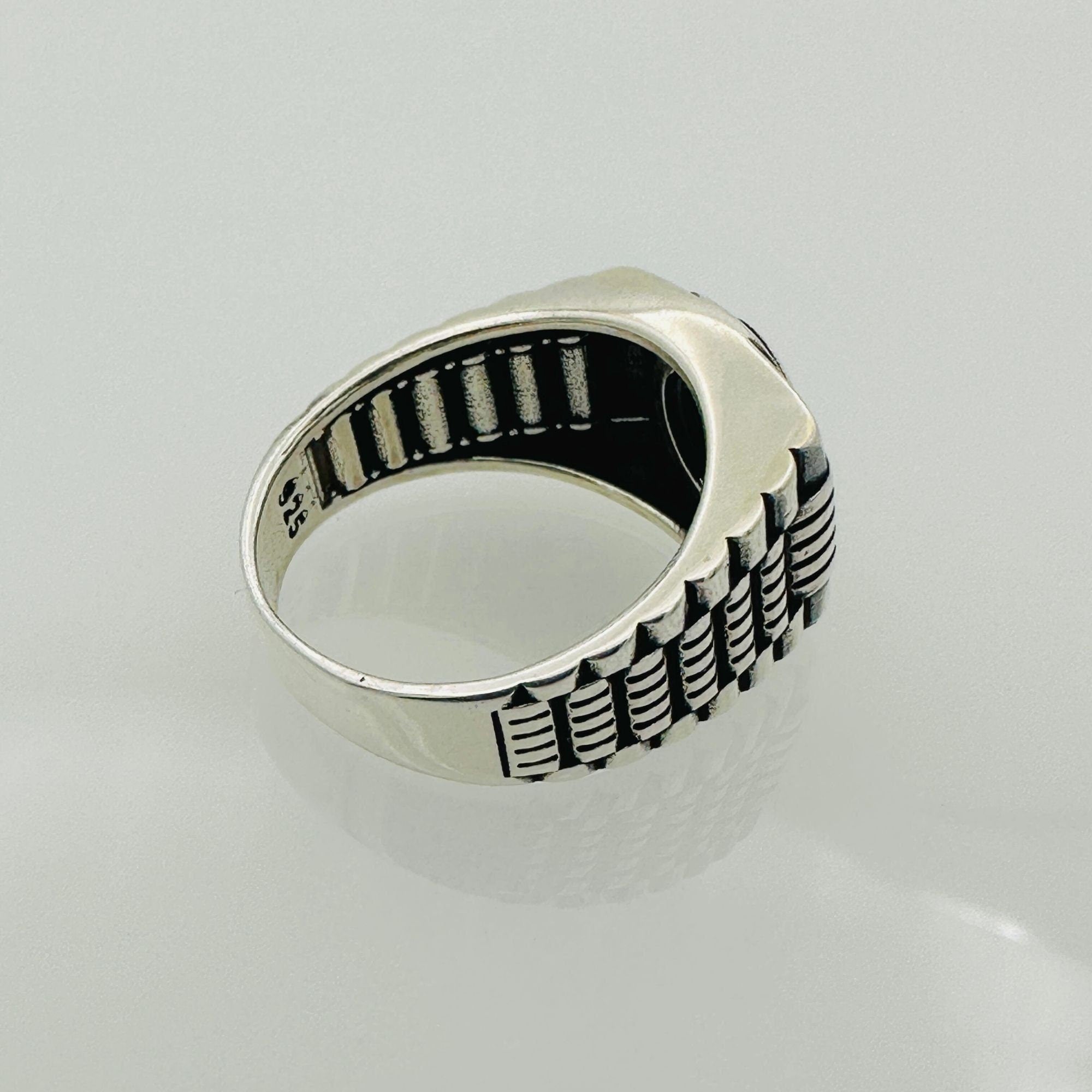 Men's Blue Sapphire Stone Ring