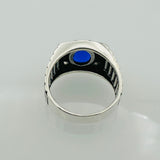 Men's Red Garnet Ring