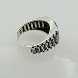 Men's Red Garnet Ring