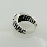 Men's Turquoise Sterling Silver Ring