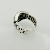 Red Agate Stone Men's Ring