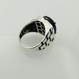 Elegant Emerald Men's Ring