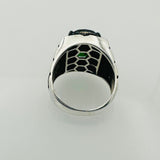 Elegant Emerald Men's Ring