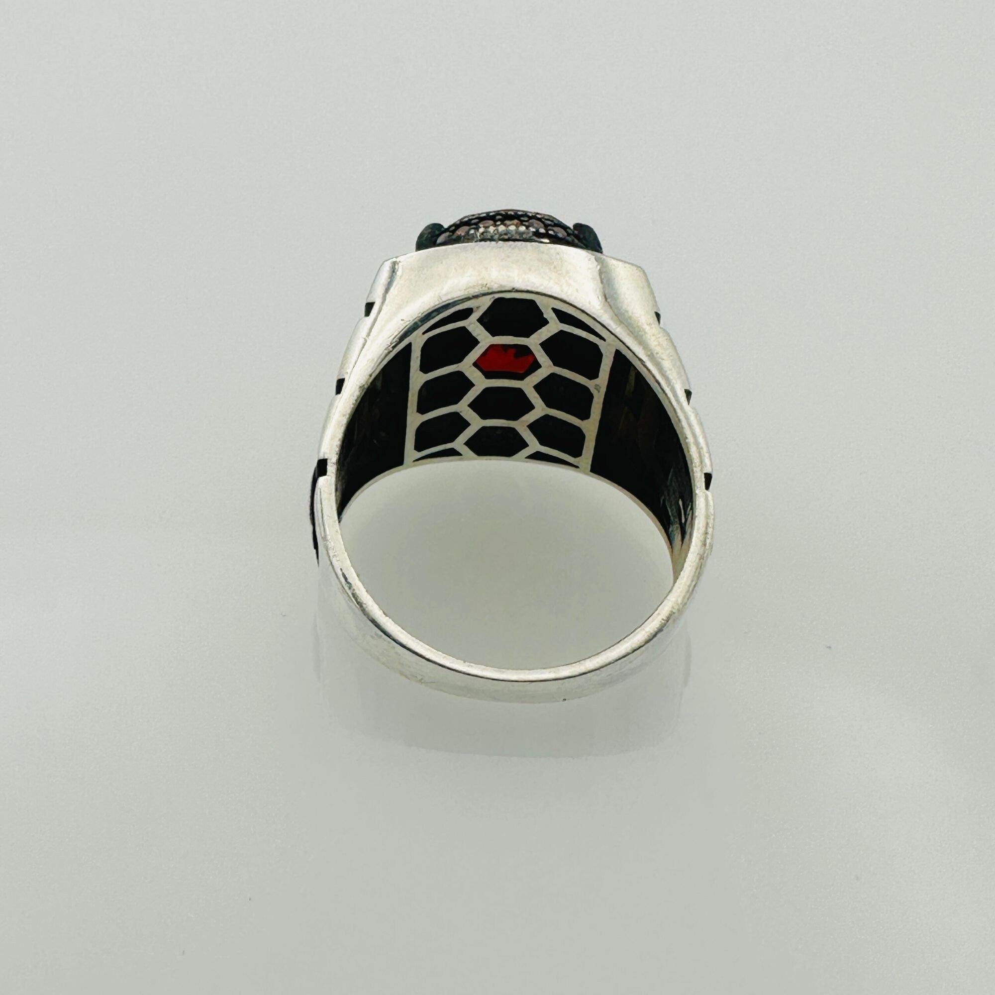 Men's Ruby Oval Ring