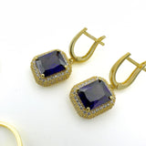 Turkish Handmade Amethyst 925 Sterling Silver Jewelry Set | Elegant Gift for Women & Mom