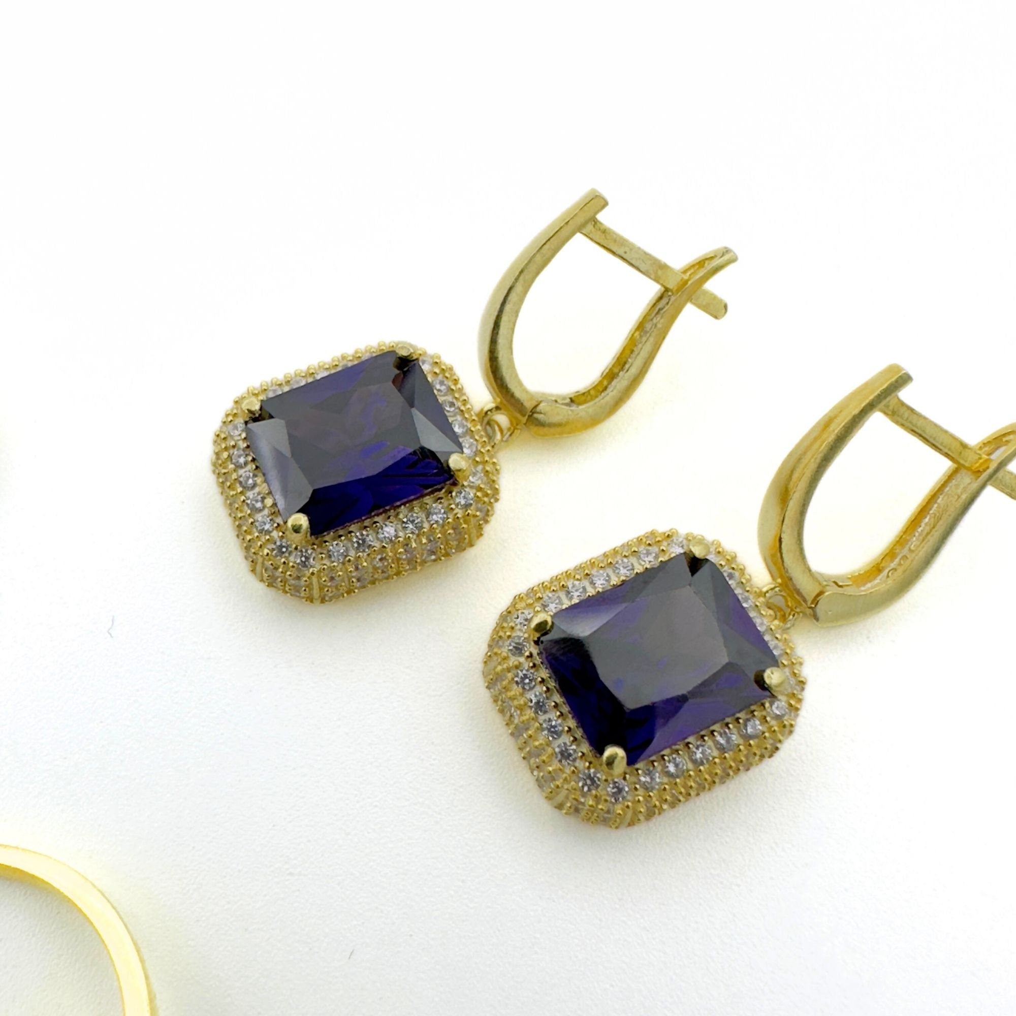 Turkish Handmade Amethyst 925 Sterling Silver Jewelry Set | Elegant Gift for Women & Mom