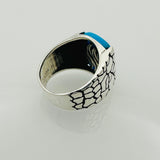 Turquoise Men's Natural Stone Ring
