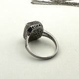 Handcrafted Turkish 925 Sterling Silver Black Onyx Jewelry Set for Women